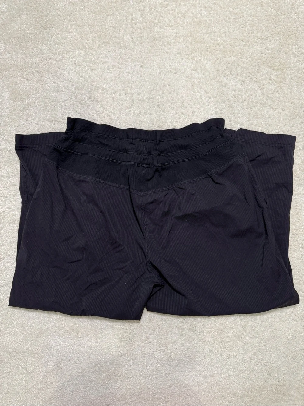 Lululemon Dance Studio Jogger Cropped Black Athletic Pants Size 10